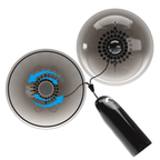 HiErin Couples Vibrators - Sucking onto each breast, increasing sensitivity to touch. (BI-014070-2)