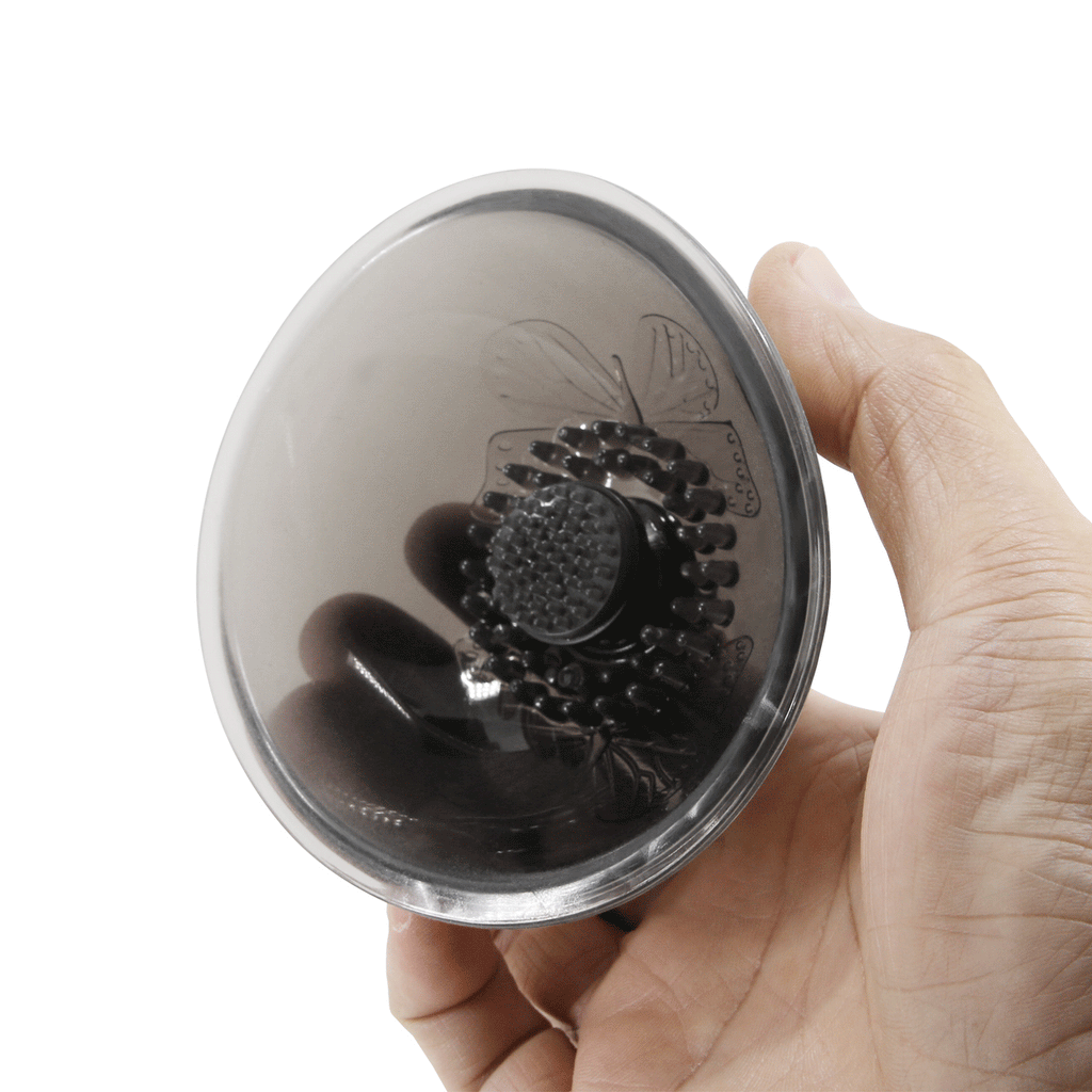 HiErin Couples Vibrators - Sucking onto each breast, increasing sensitivity to touch. (BI-014070-2)
