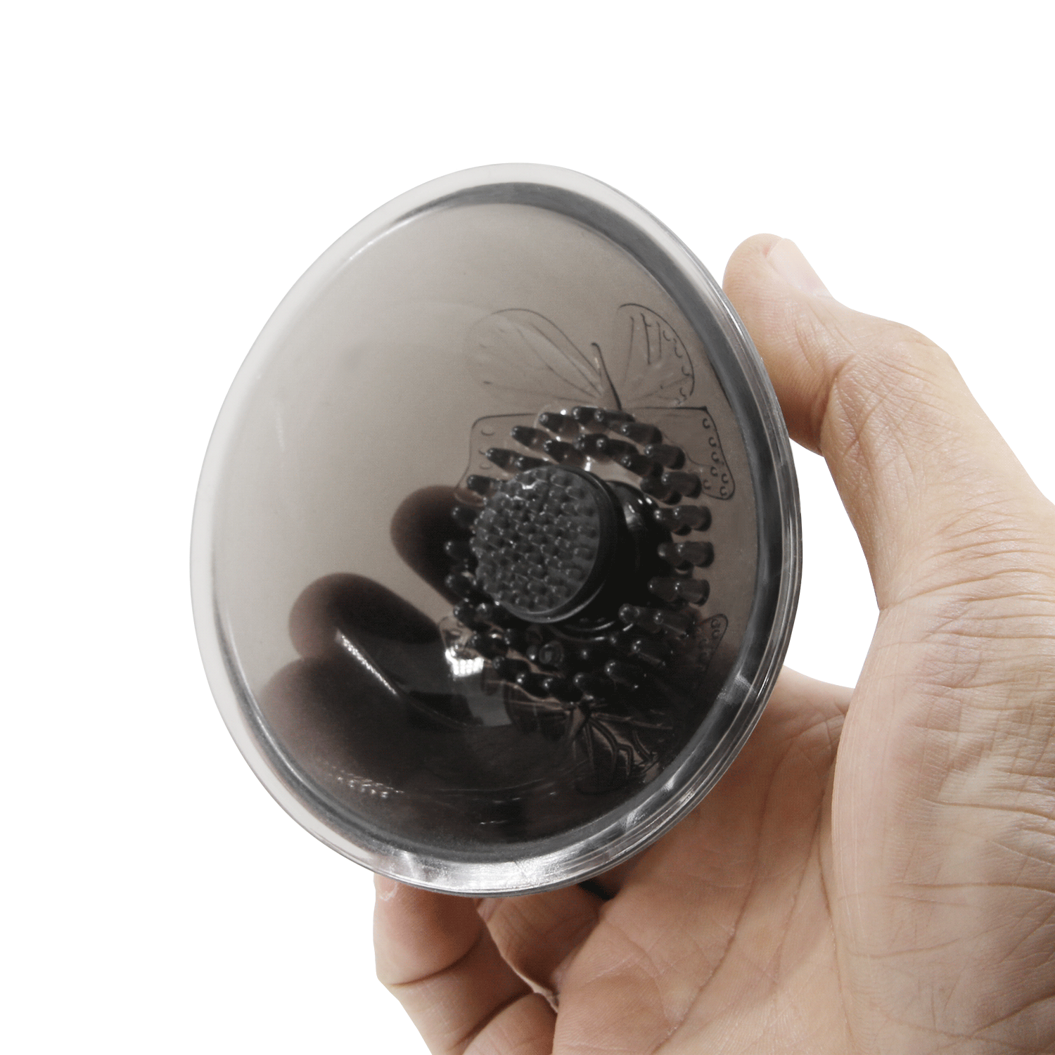 HiErin Couples Vibrators - Sucking onto each breast, increasing sensitivity to touch. (BI-014070-2)