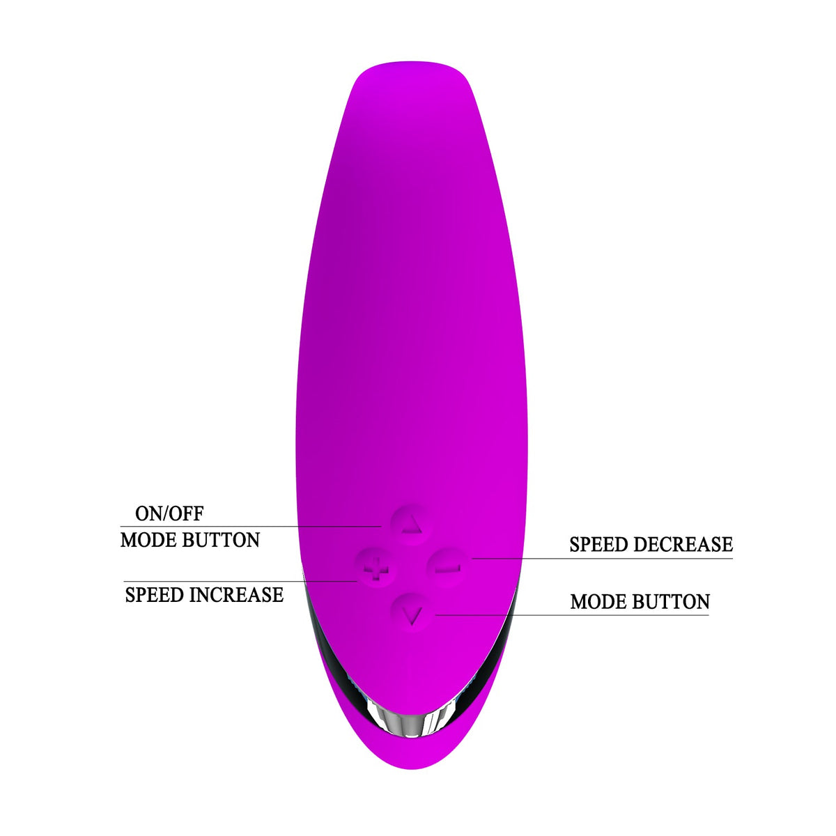 HiErin Vibrator - curved, strong and well design massager is an ideal product for women. (BI-014108-2)