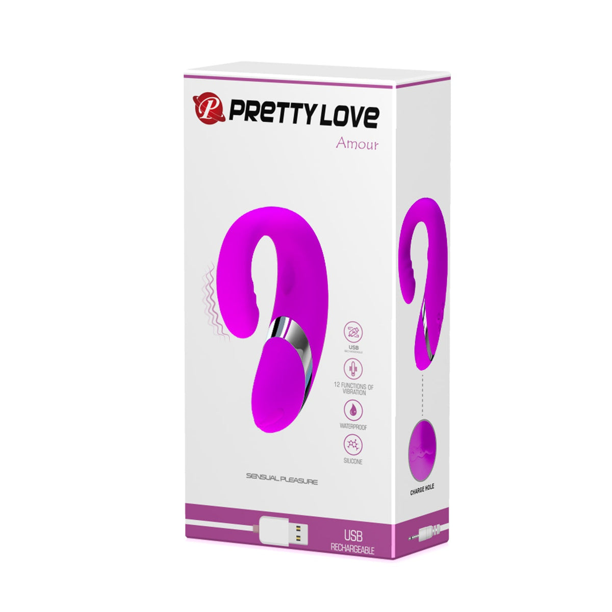 HiErin Vibrator - curved, strong and well design massager is an ideal product for women. (BI-014108-2)