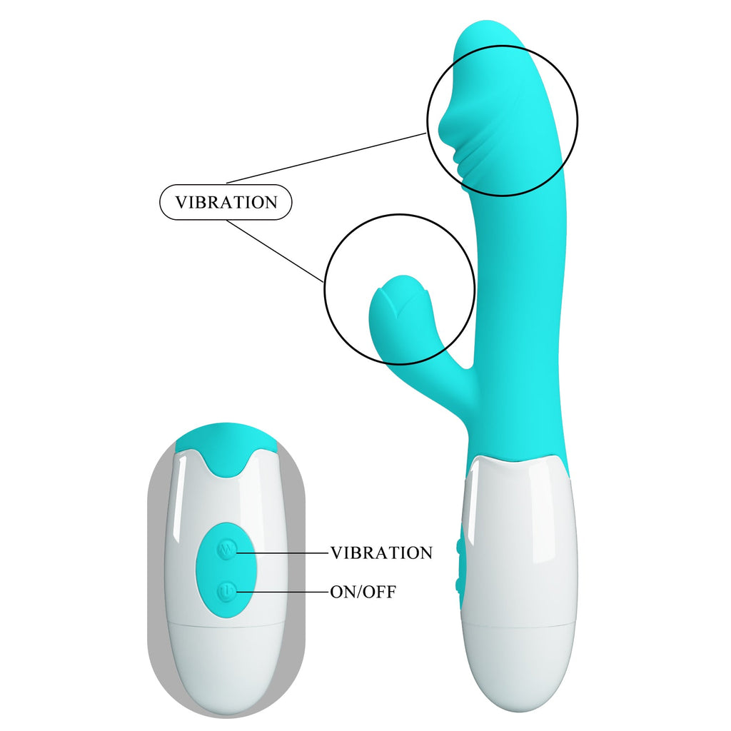 HiErin Vibrator - Combines the pleasure of G-spot stimulation with powerful clitoral vibrat... (BI-014173-A1)