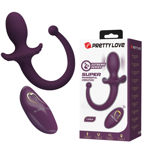 BI-040195W-2 Anal massager with 12 vibration frequencies, wireless remote control, silicone waterproof magnetic charging product image 13