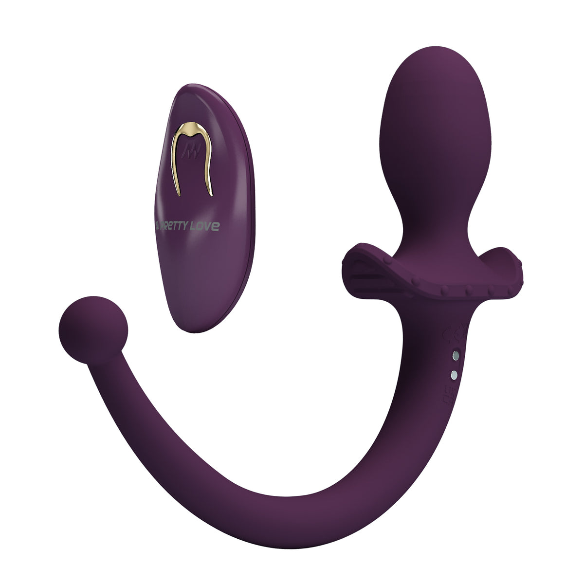 BI-040195W-2 Anal massager with 12 vibration frequencies, wireless remote control, silicone waterproof magnetic charging product image 16