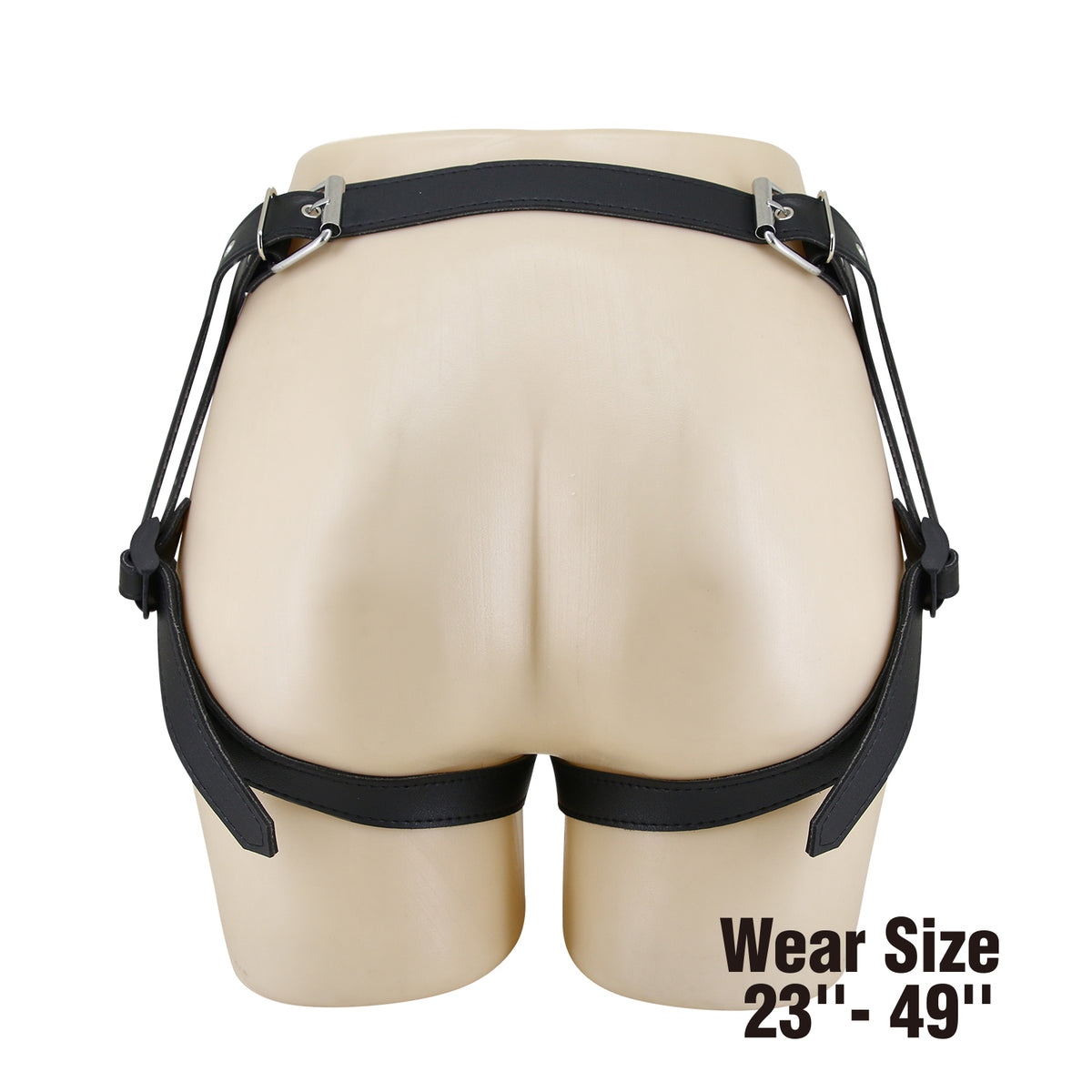 BW-022075_3 3D penis with a three-dimensional appearance, TPR material, and suction cup design for easy wear and a stable fit. product image 7