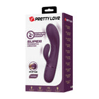 BW-500059-2 Ultra-soft silicone 10-frequency powerful dual vibrator with dual motors, waterproof and rechargeable product image 21