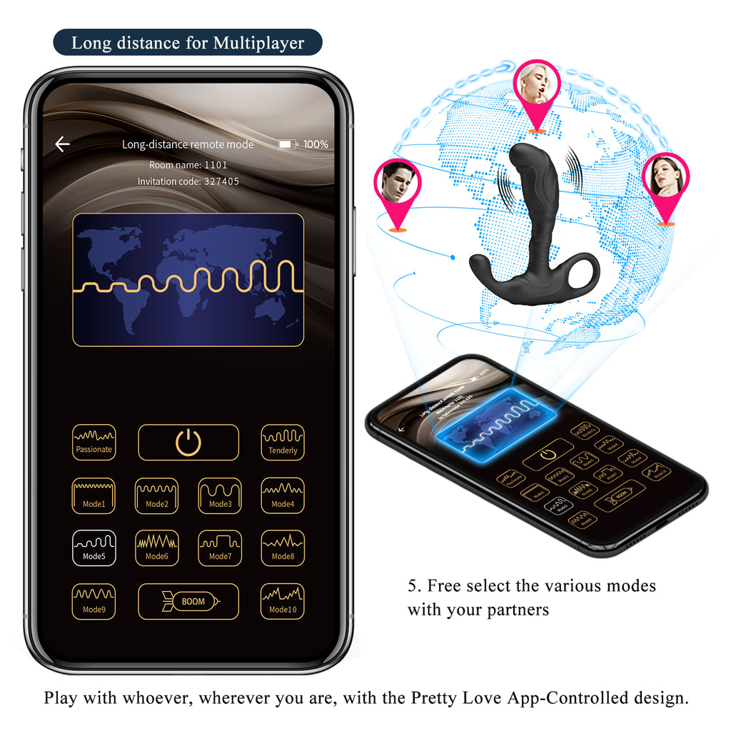 BW-022062HP APP remote control, 10-frequency powerful vibration, wearable for women, unisex, silicone, waterproof, USB rechargeable. product image 20