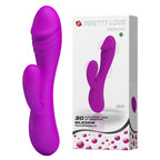 HiErin Vibrator - lovely rechargeable 30 function rabbit vibrator is a smooth, sleek and ex... (BI-014226) product image 12