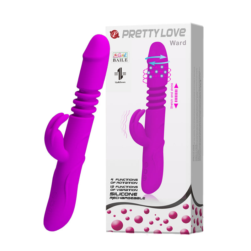HiErin Vibrator - fabulous thrusting multi-function high tech rabbit vibrator is simply ama... (BI-014399) product image 17