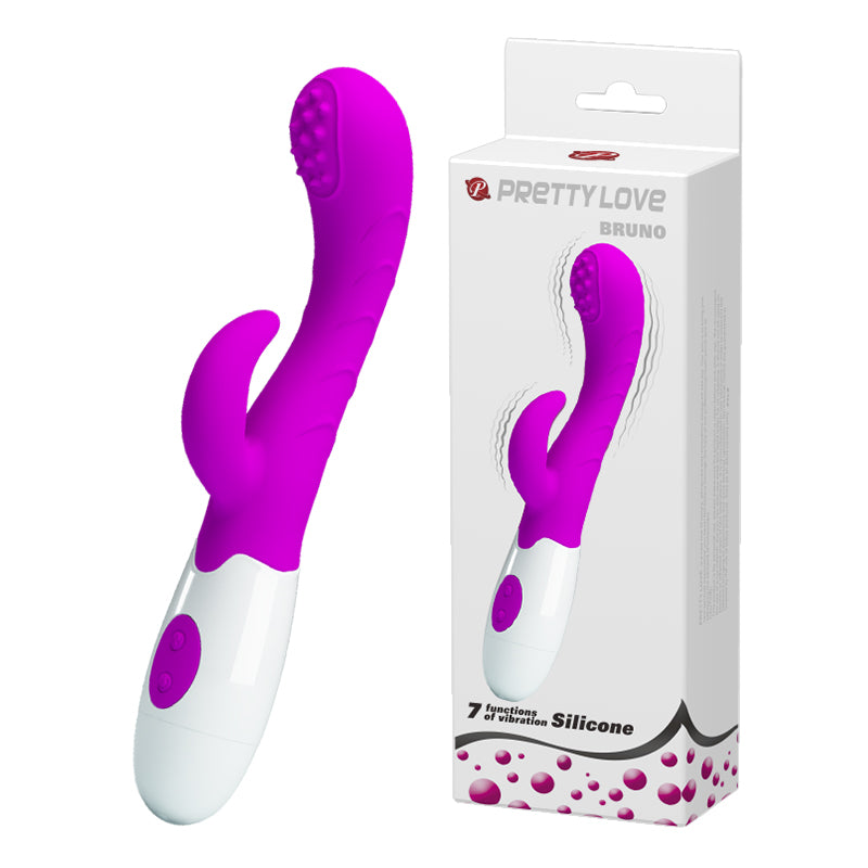 HiErin Vibrator - smooth silicone rotating vibrator has 7 vibration frequency functions to... (BI-014218-1) product image 12