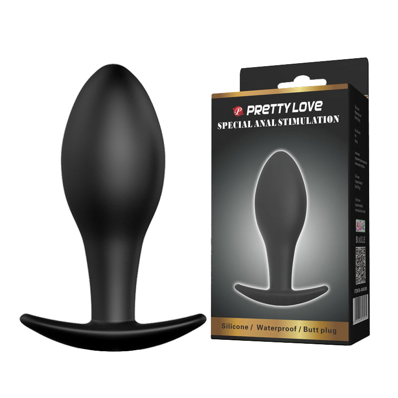 HiErin Anal - black velvet silicone butt plug is a gorgeous anal toy that is perfect to... (BI-040038N) product image 8