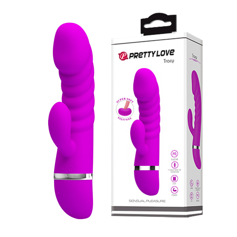HiErin Super Soft Silicone - super soft silicone 7 function rabbit vibrator is amazingly equipped to p... (BI-014617) product image 12