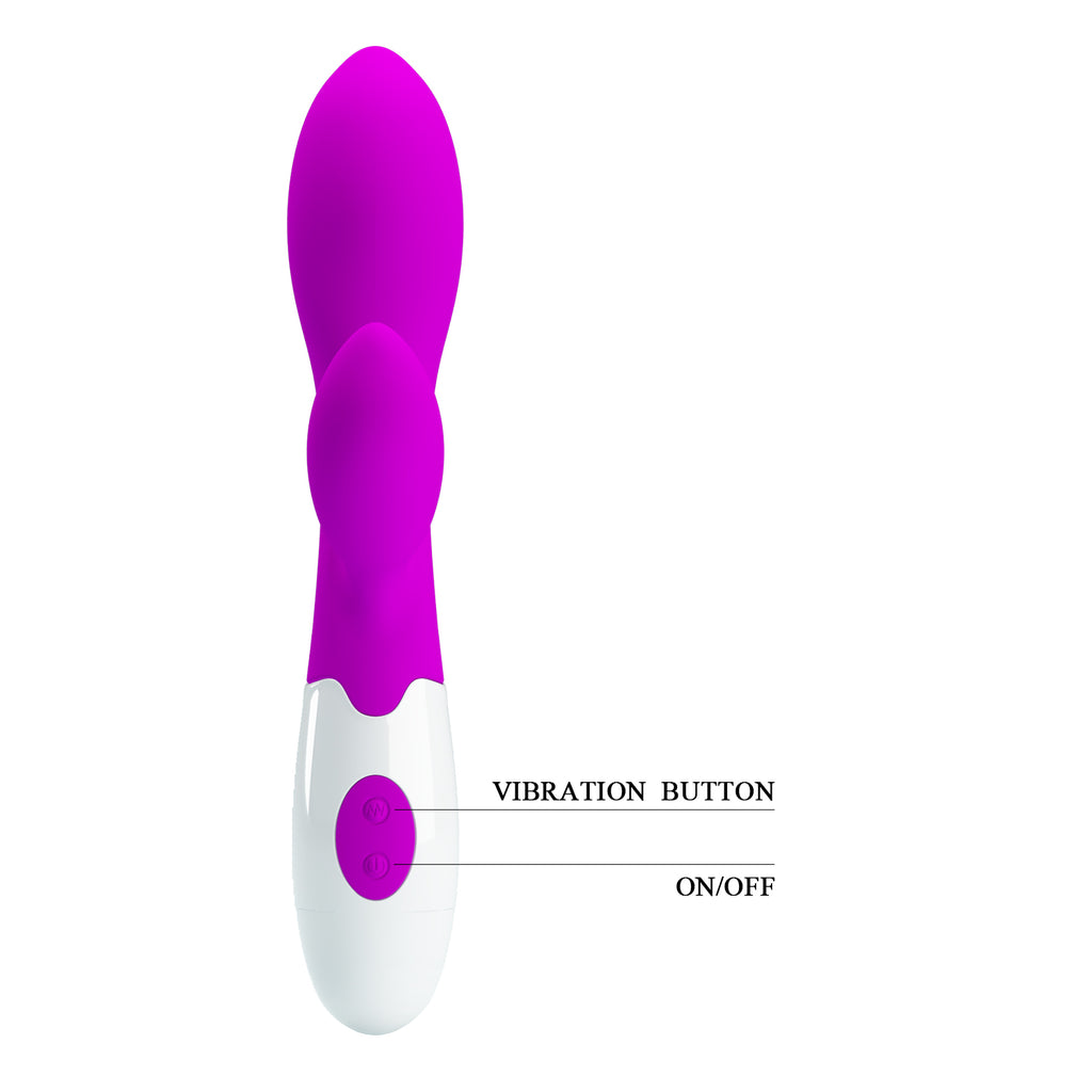 HiErin Vibrator - gorgeous purple suction silicone rabbit with 30 vibration functions is th... (BI-014219) product image 18