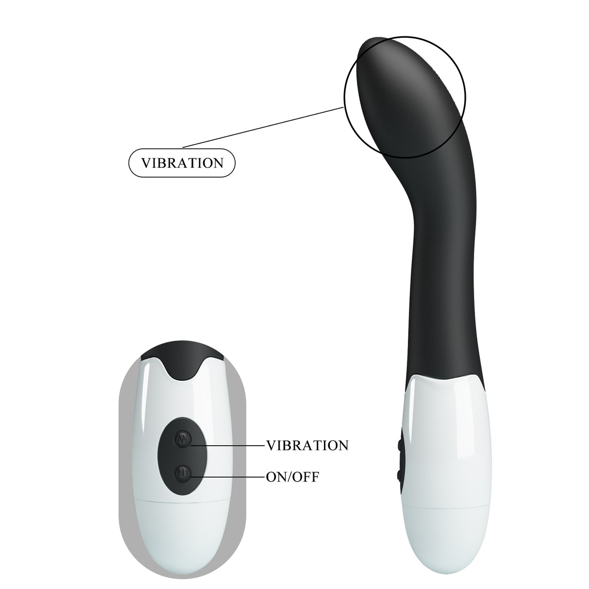 HiErin Vibrator - Enjoy endless nights of unbelievable pleasure with this 30 function curve... (BI-014220-A3) product image 19