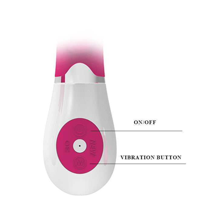 HiErin Vibrator - smooth silicone rabbit vibrator has 30 vibration speeds to give you an in... (BI-014223) product image 16