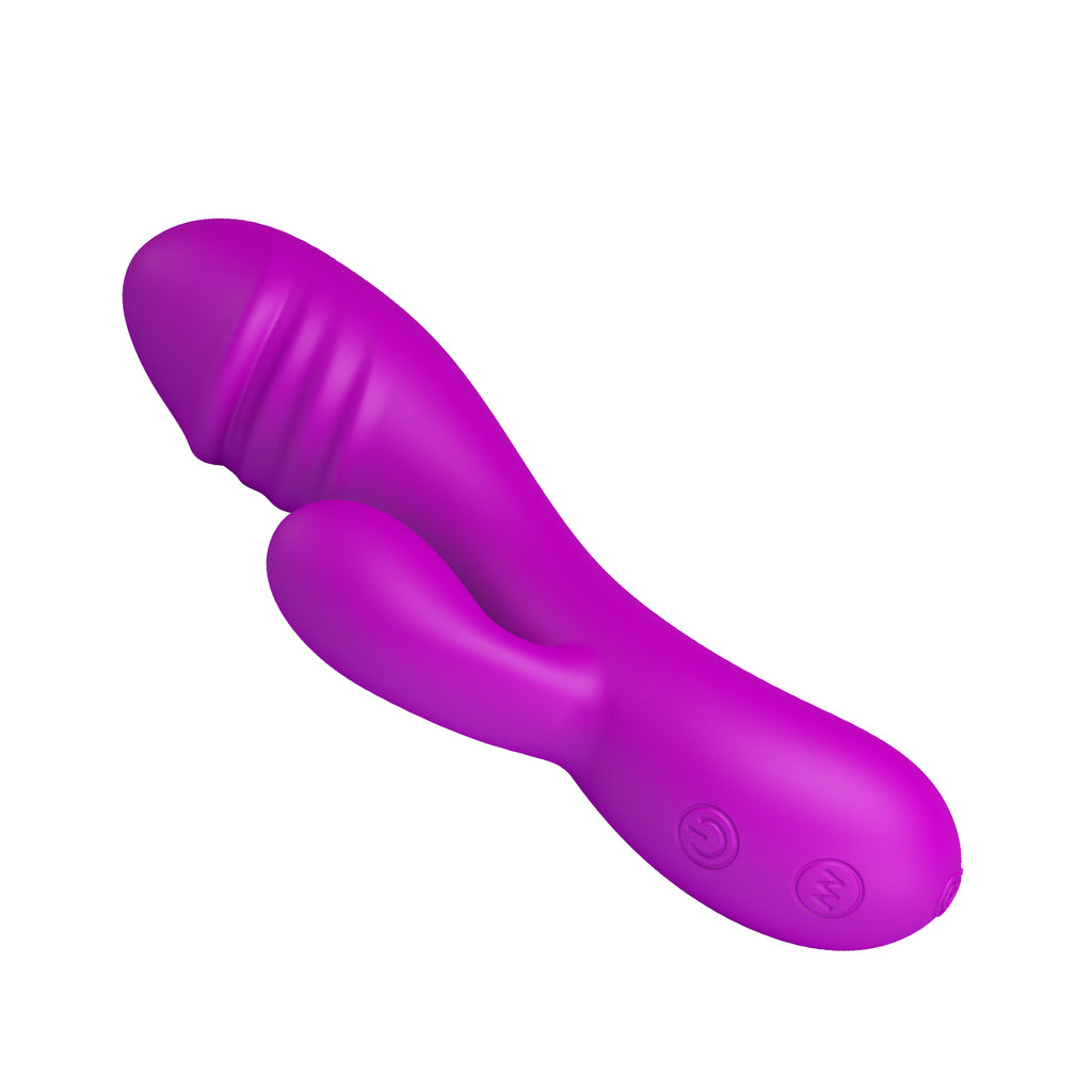 HiErin Vibrator - lovely rechargeable 30 function rabbit vibrator is a smooth, sleek and ex... (BI-014226) product image 16