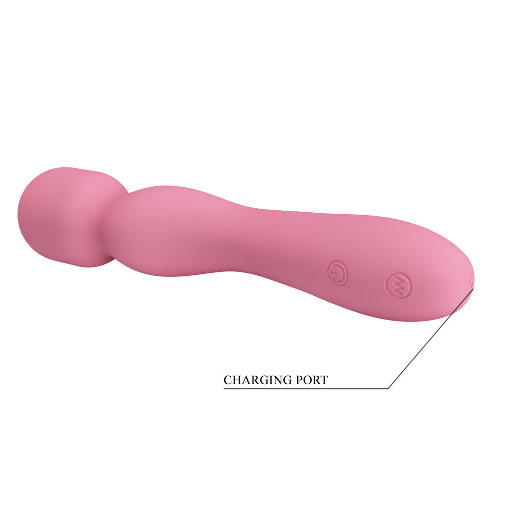 HiErin WAND - With 30 functions of vibration, this silicone wand is a smooth and rounde... (BI-014313-2) product image 20