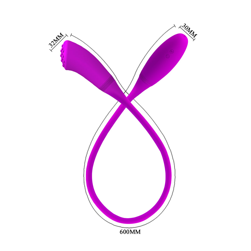 HiErin Vibrating Eggs - totally wireless and flexible double ended vibrator includes three differ... (BI-014327-2) product image 16