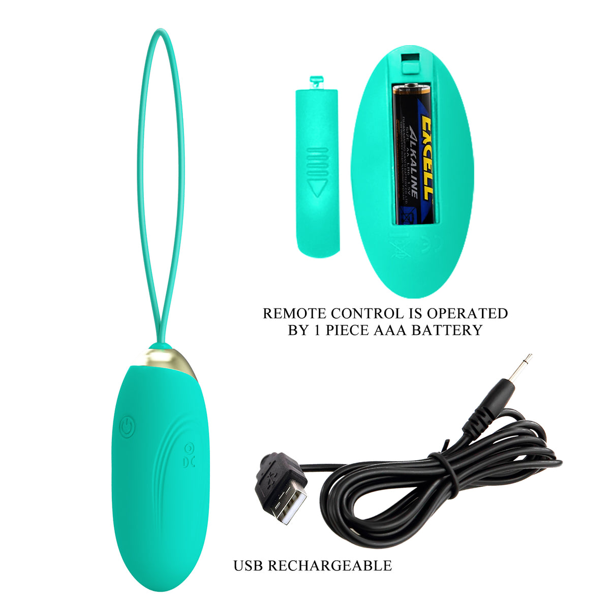 HiErin Remote Controlled - smooth egg with 12 powerful vibration settings. (BI-014362W-9A4) product image 14