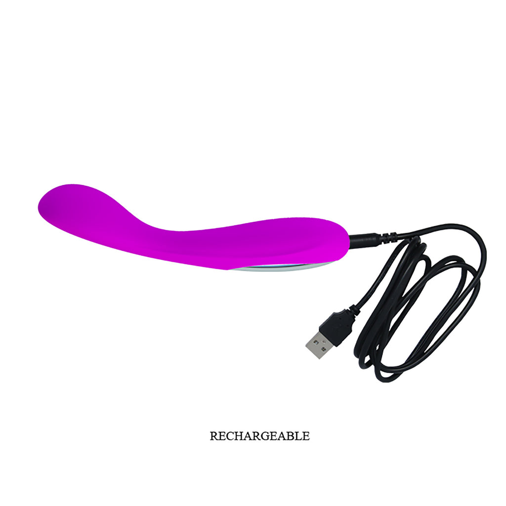 HiErin Vibrator - rechargeable vibrator combines silky silicone with 30 possible vibration... (BI-014422) product image 19