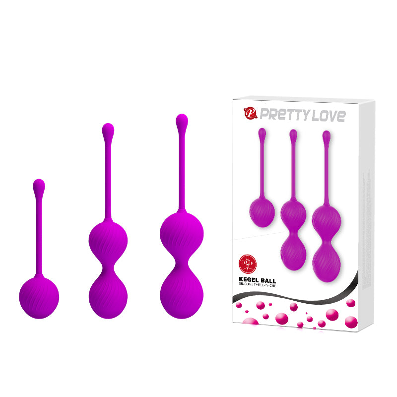 HiErin Kegel Balls - set includes three Kegel balls in 3 different sizes to satisfy your vario... (BI-014505) product image 9