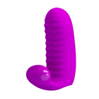 HiErin Finger Vibrators - BI-014515 Two finger vibrators with stretchy loops for an exciting additi... (BI-014515-1) product image 1