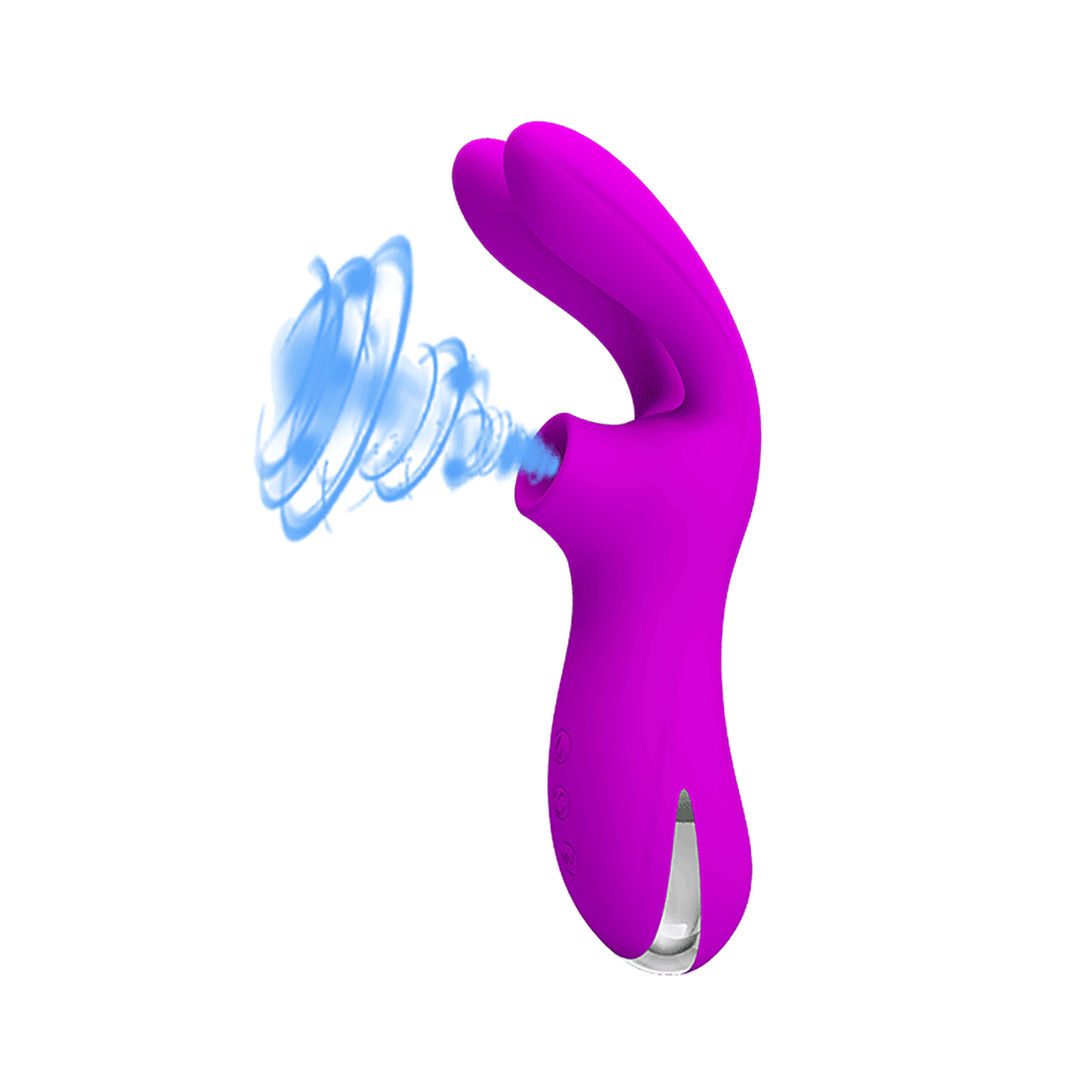 HiErin Tapping - suction-based massager boasts 7 functions of vibration and 7 sucking func... (BI-014601) product image 1