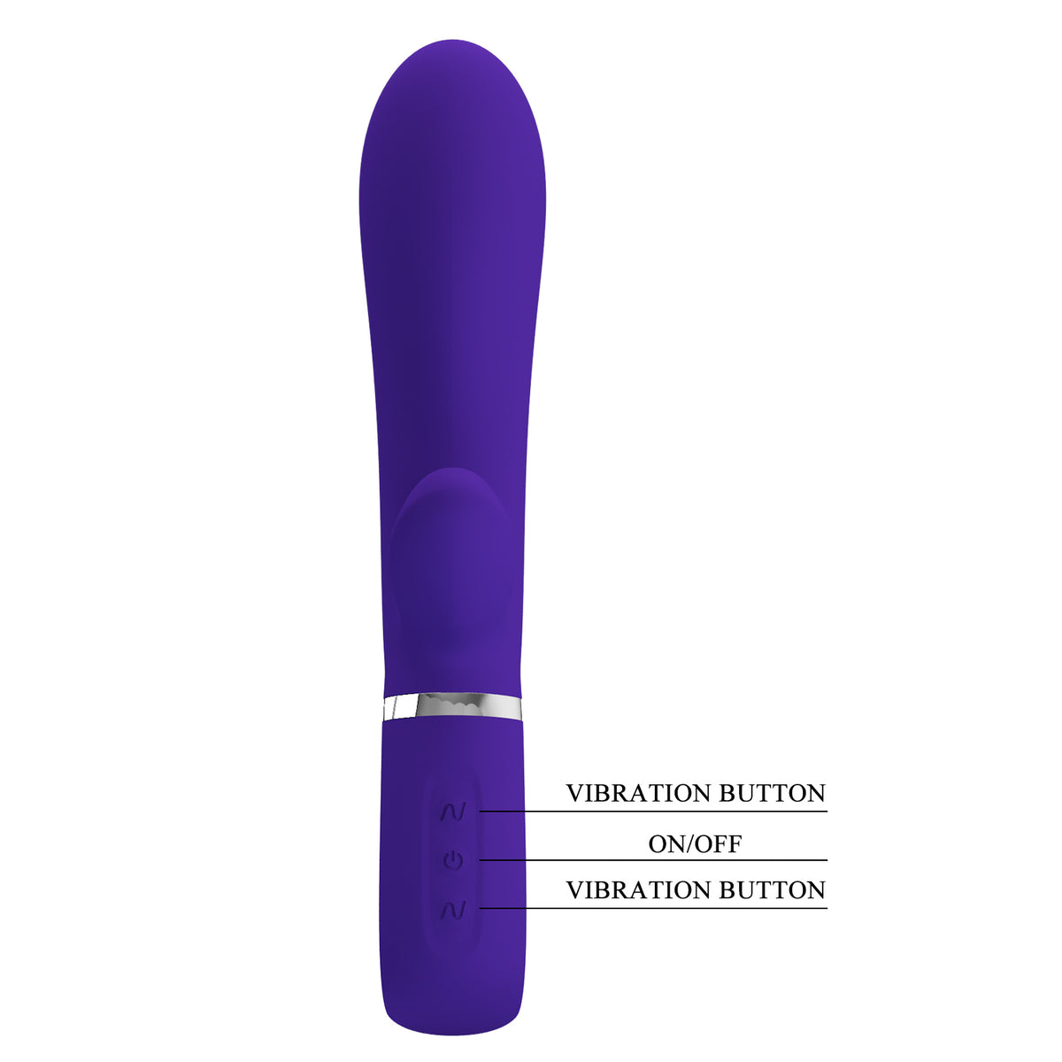HiErin Super Soft Silicone - super soft silicone 7 function vibrator is amazingly equipped to provide... (BI-014621-3) product image 13