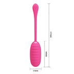 HiErin Super Soft Silicone - Enjoy pleasure on the go with this incredibly discreet little vibrating egg. (BI-014654-1) product image 14