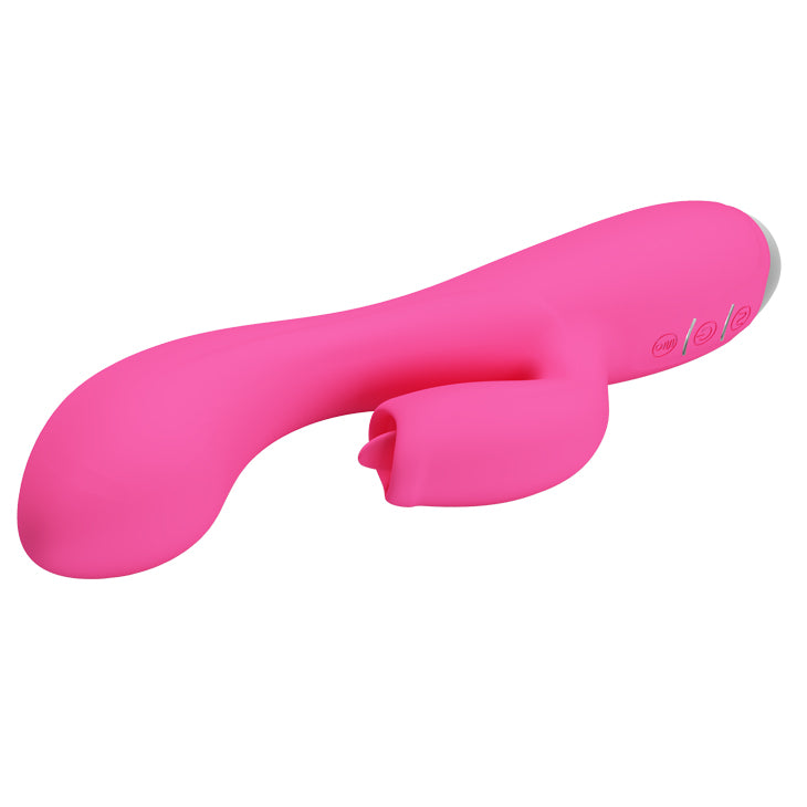 HiErin Vibrator - seductively smooth silicone rabbit vibrator is designed to work with your... (BI-014754-1) product image 16