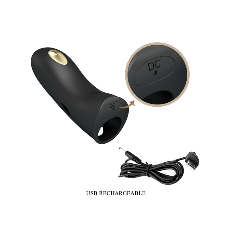HiErin Finger Vibrators - Indulge in the world of electro stimulation with this silicone finger sle... (BI-014755) product image 16